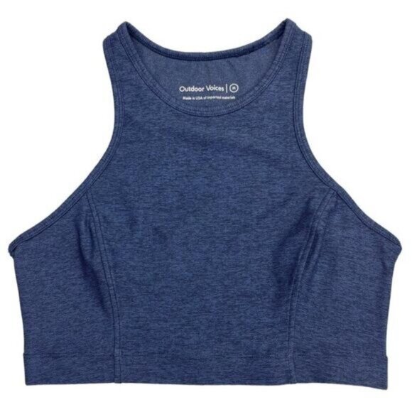 Outdoor Voice Athena Activewear Low Impact Support Crop Top Medium - Picture 3 of 6